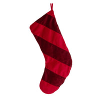 Luxe Red Velvet Stocking