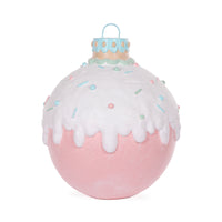 50cm Pastel Piped Bauble Decor