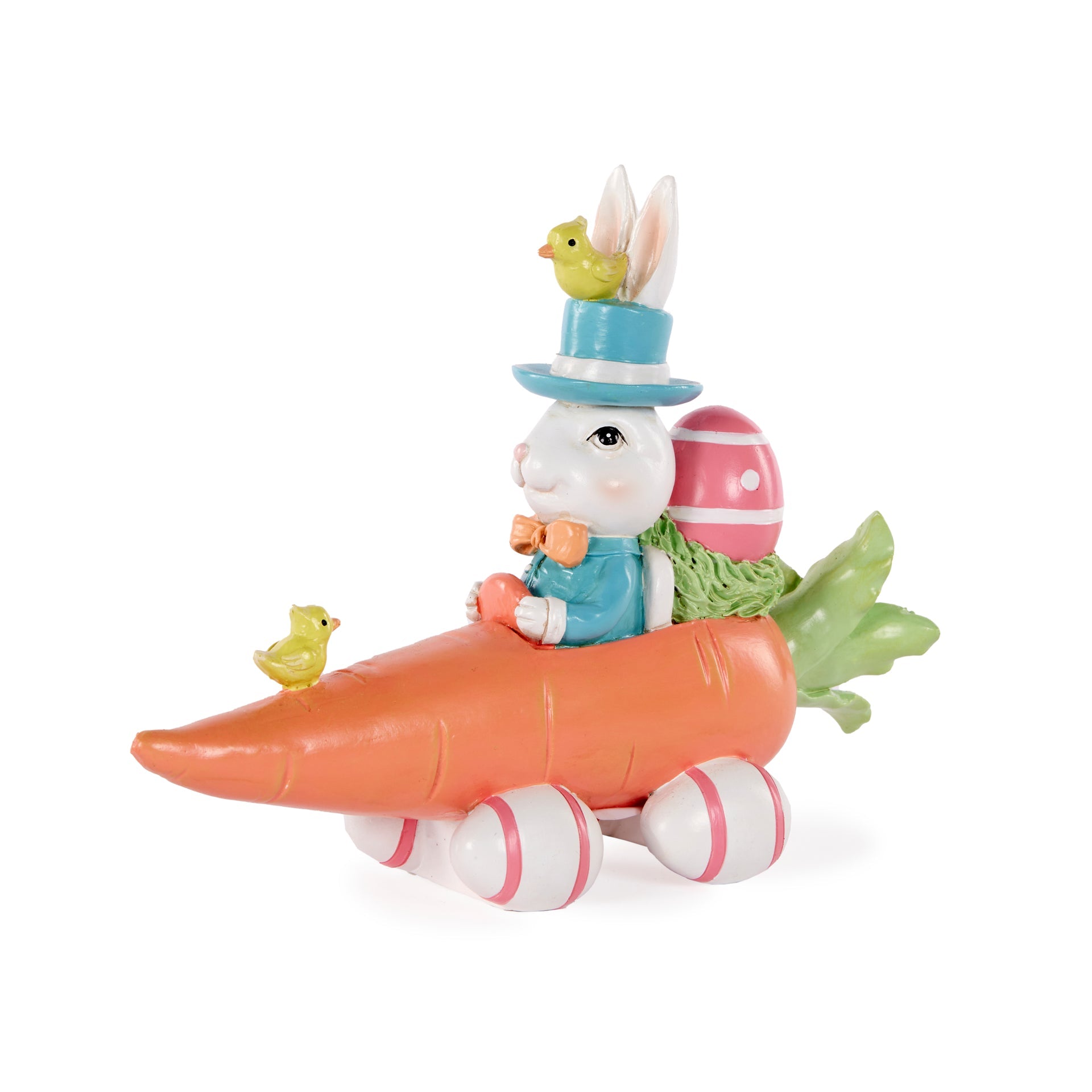 Spring Rabbit Driving Carrot Car 15cm