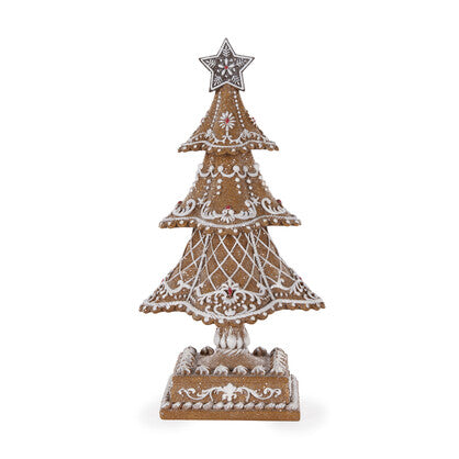 32Cm Elaborate Gingerbread Tree