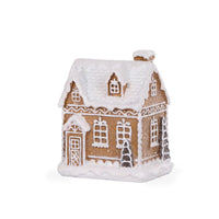Mini Piped Gingerbread House With Chimney - 6.1x6x10.3cm