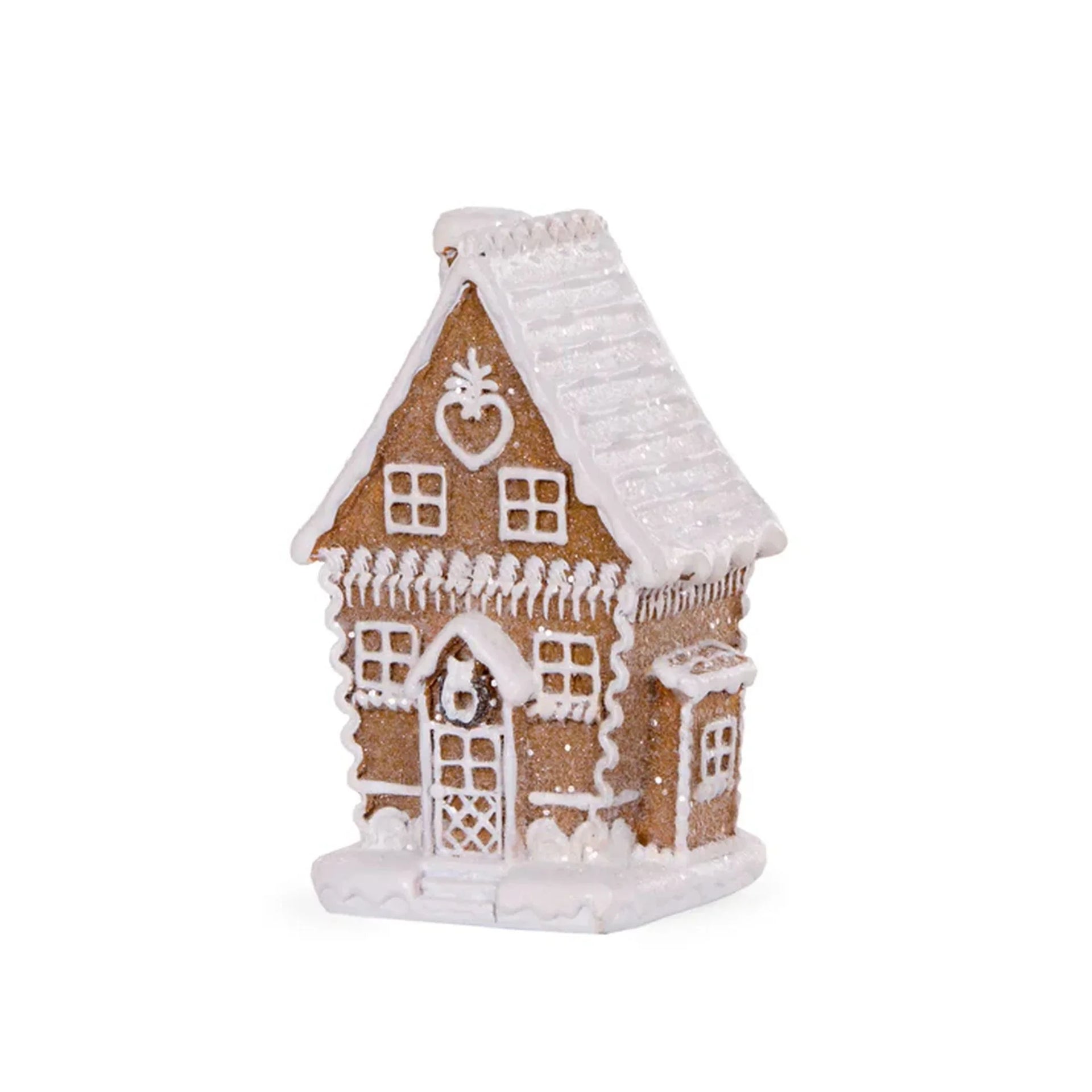 Mini Piped Gingerbread Cottage - 7x6x11.2cm
