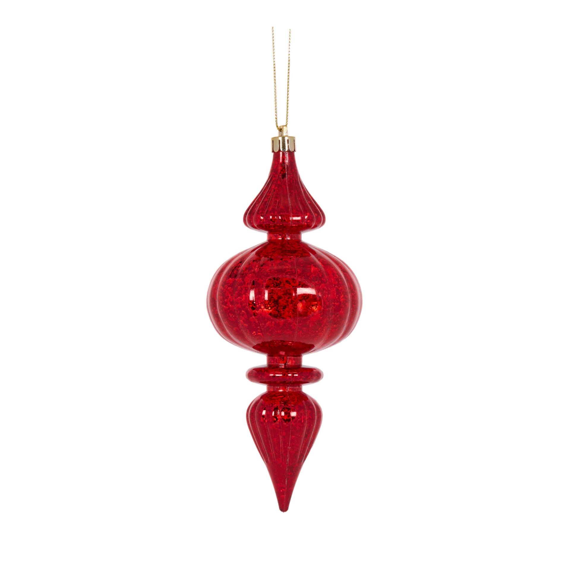 Red Mercury Bubble Finial