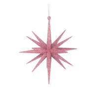 15cm Pink Glitter Orbit Hanging