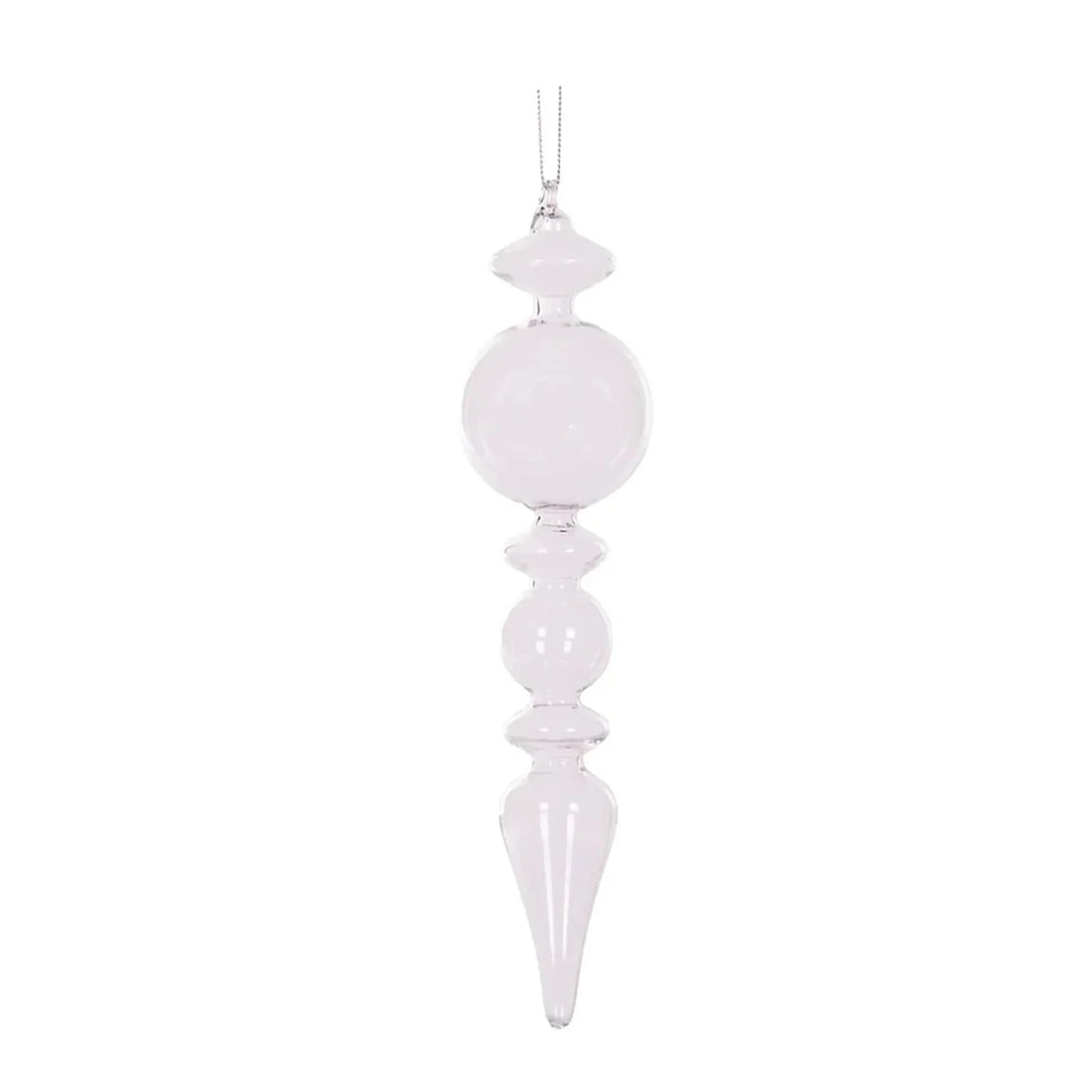 Transparent Bubbles Finial 5.8cm