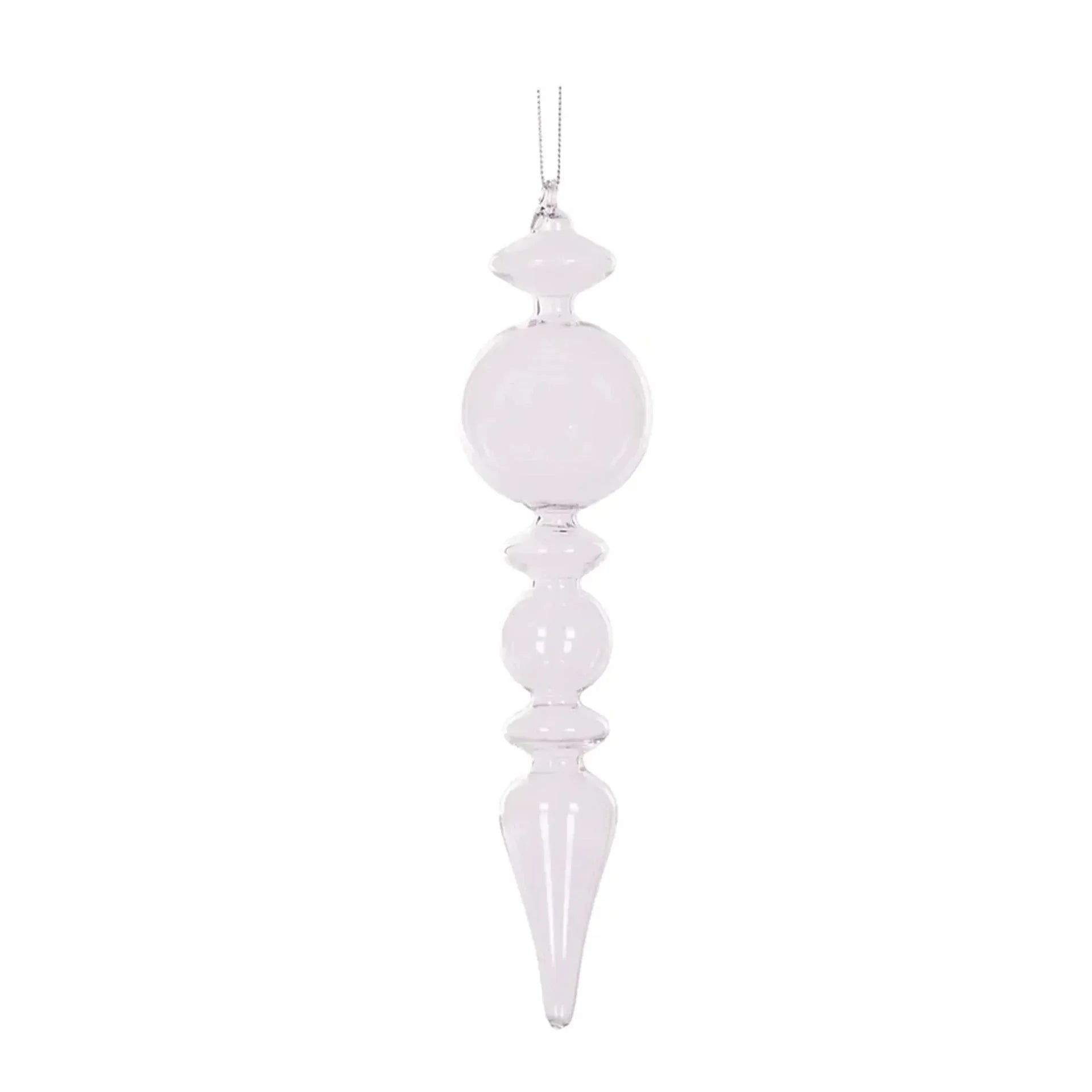 Transparent Bubbles Finial 5.8cm
