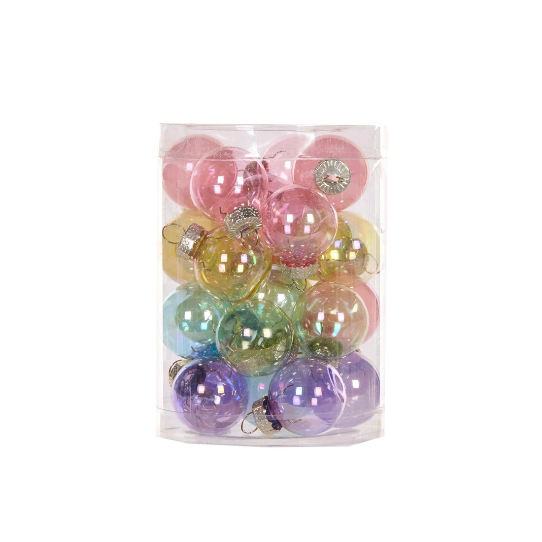 Set/24 2.5Cm Glass Candy Baubles - Exquisite Homewares 