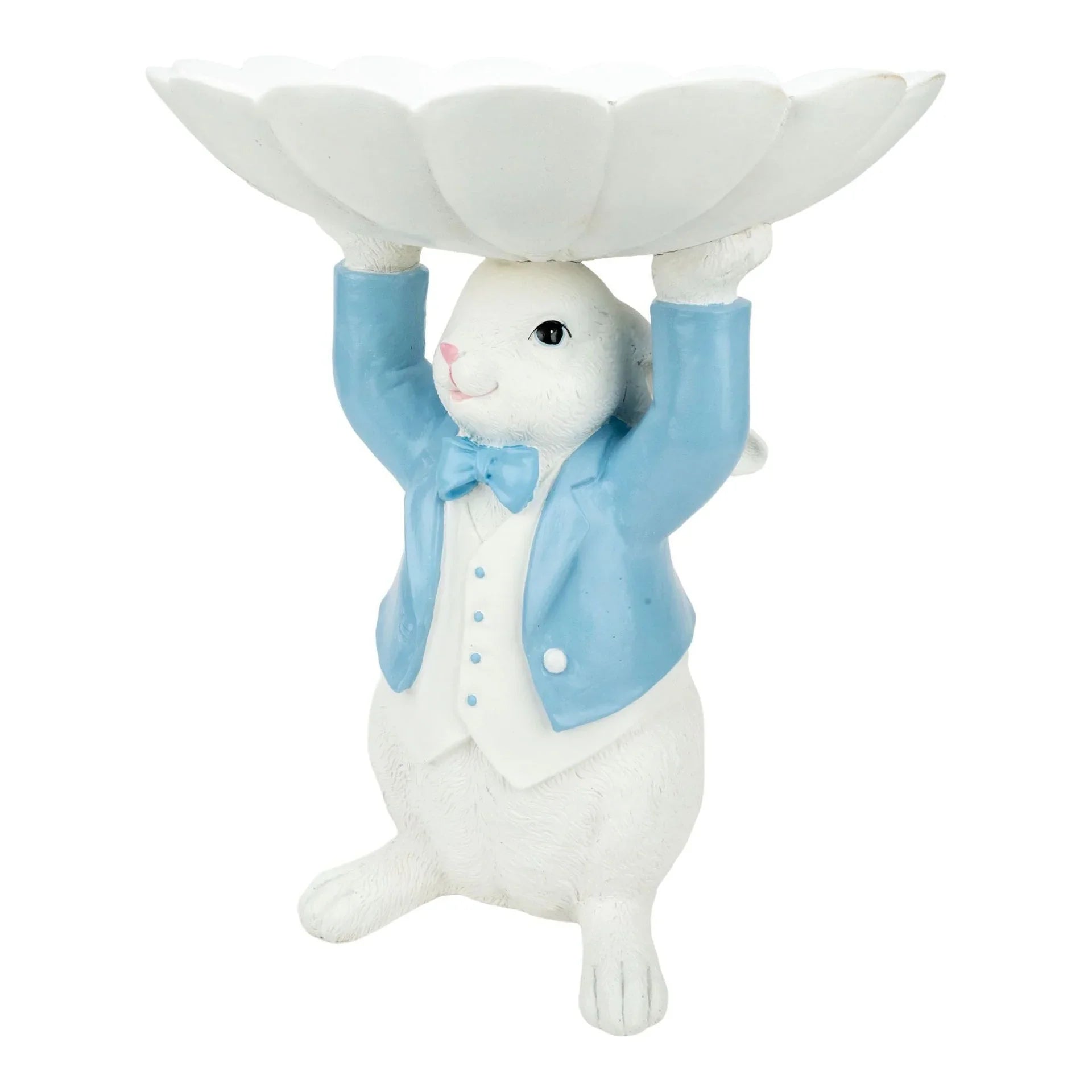 Skye Blue Bunny with Bowl - 45cm