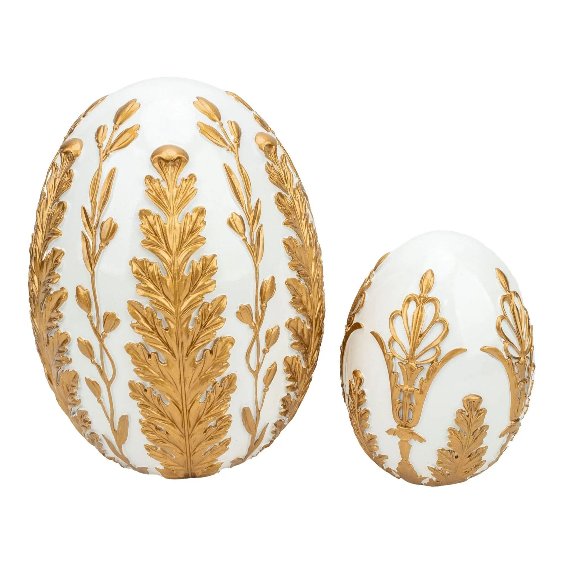 25cm Golden Ivory Egg