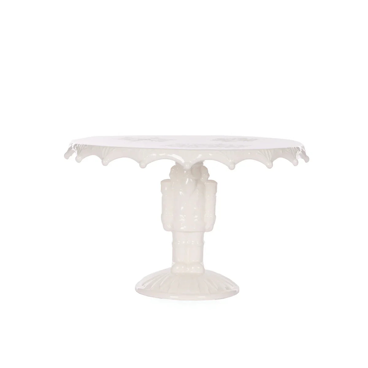 27cm White Nutcracker Cake Stand