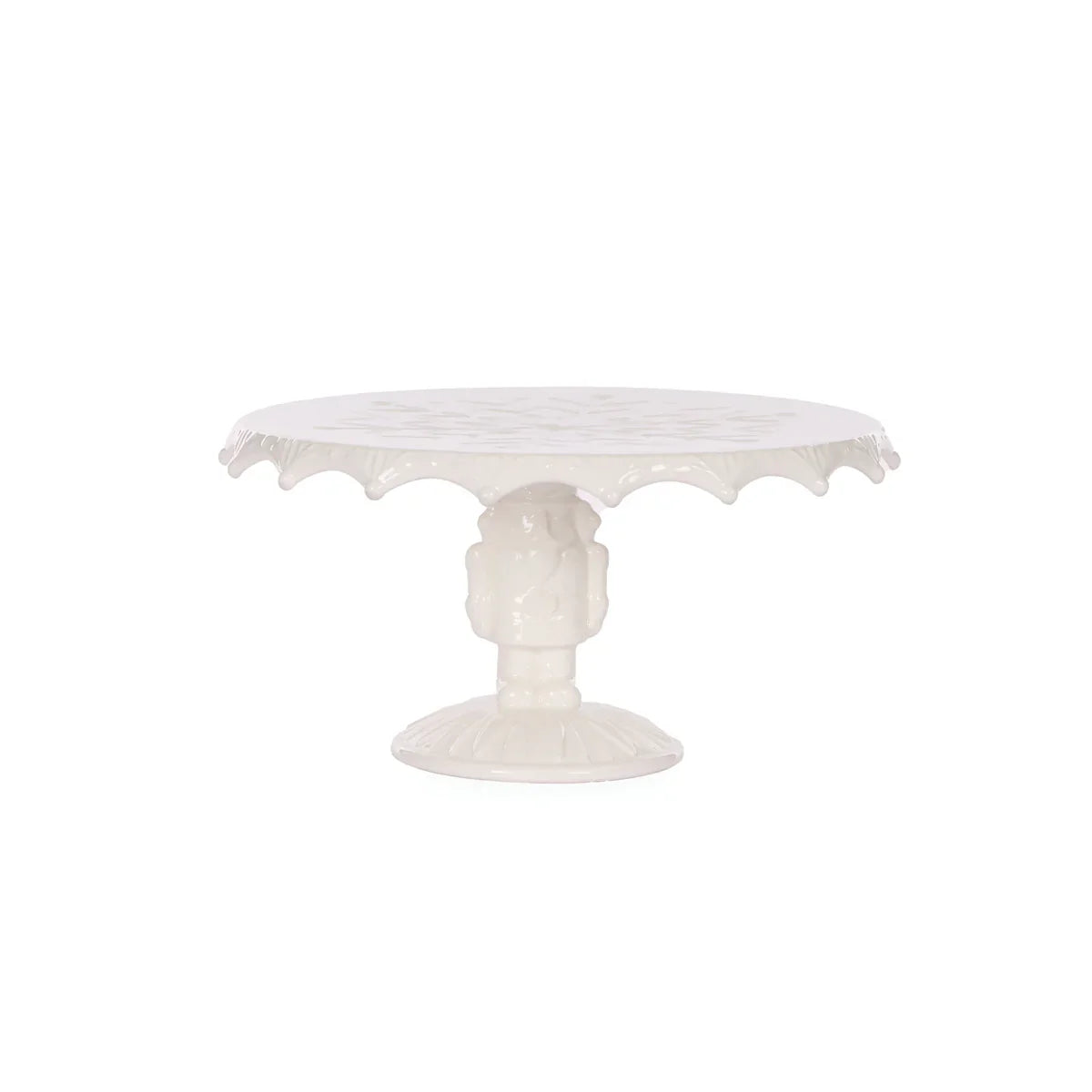 22cm White Nutcracker Cake Stand