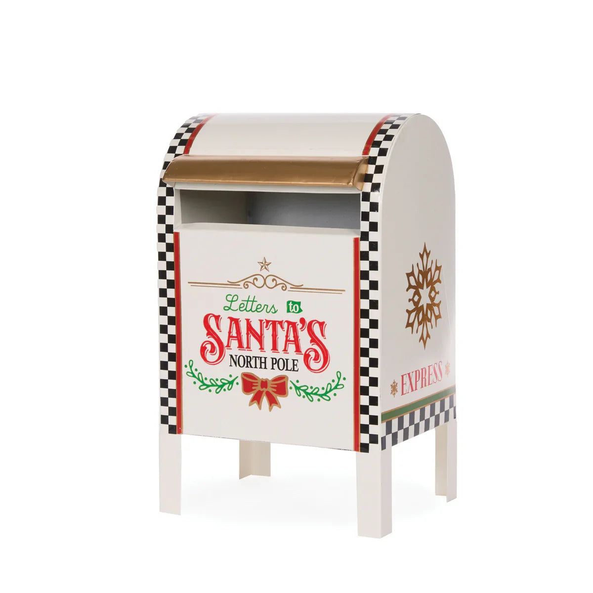 33.5cm Harlequin North Pole Mail Box