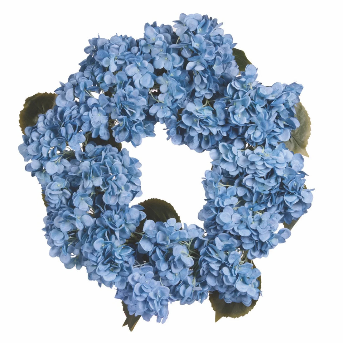 Luxe Blue Hydrangea Wreath - 60cm Diameter