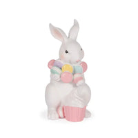 Macaron Bunny with Cupcake 19cm