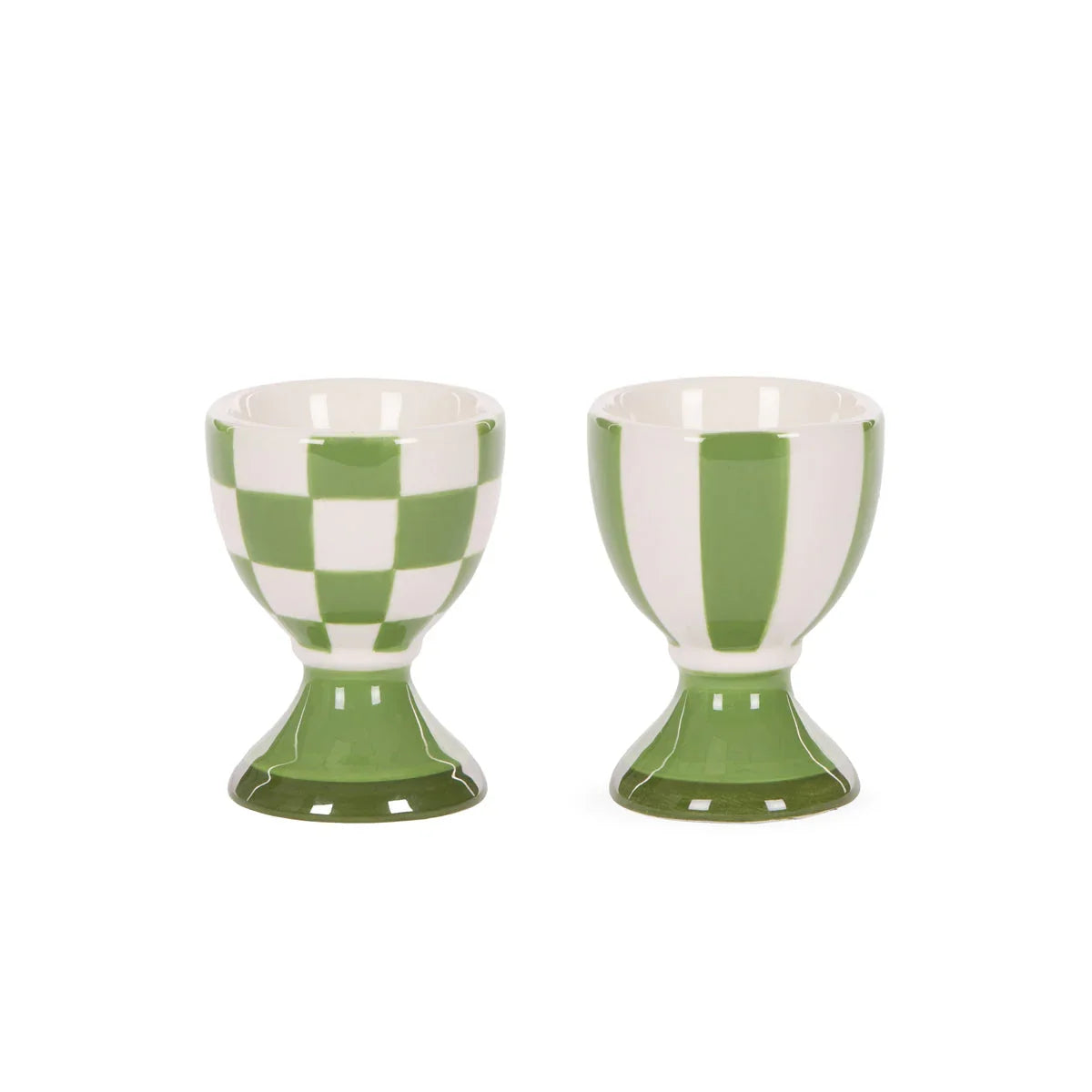 Verdant Check Egg Cup