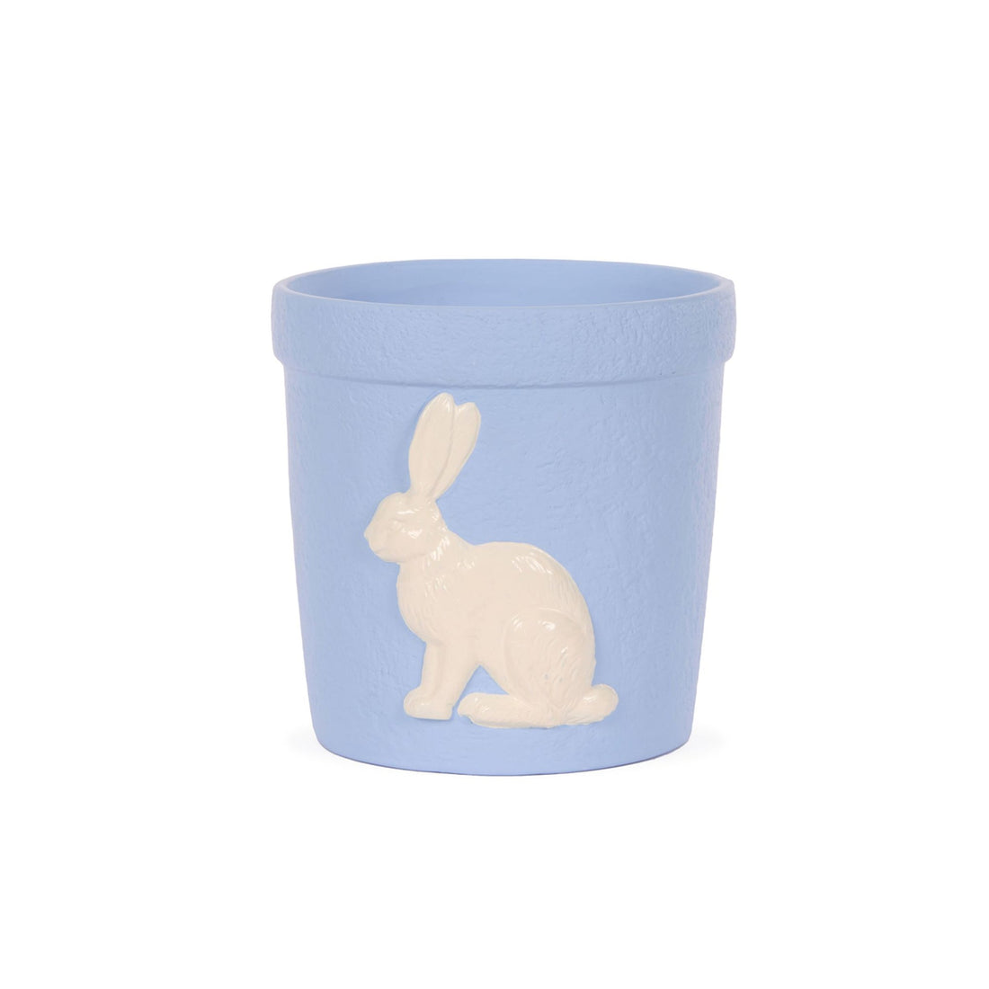 Assorted Embossed Blue Lapin Planters - Sitting or Jumping