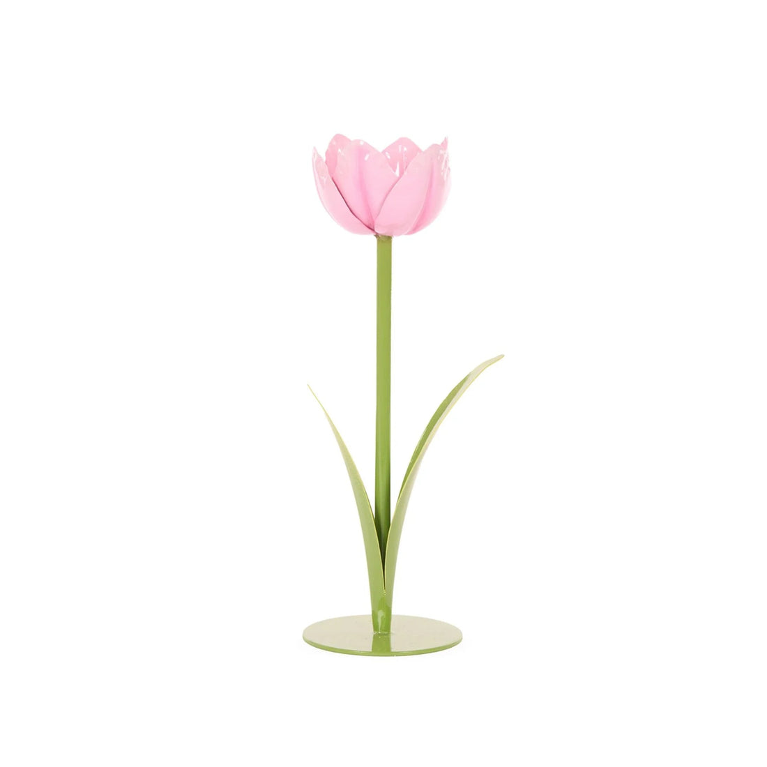 25cm Light Pink Tulip Candle Holder