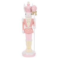 Easter Blossoms Nutcracker With Staff - 46cm