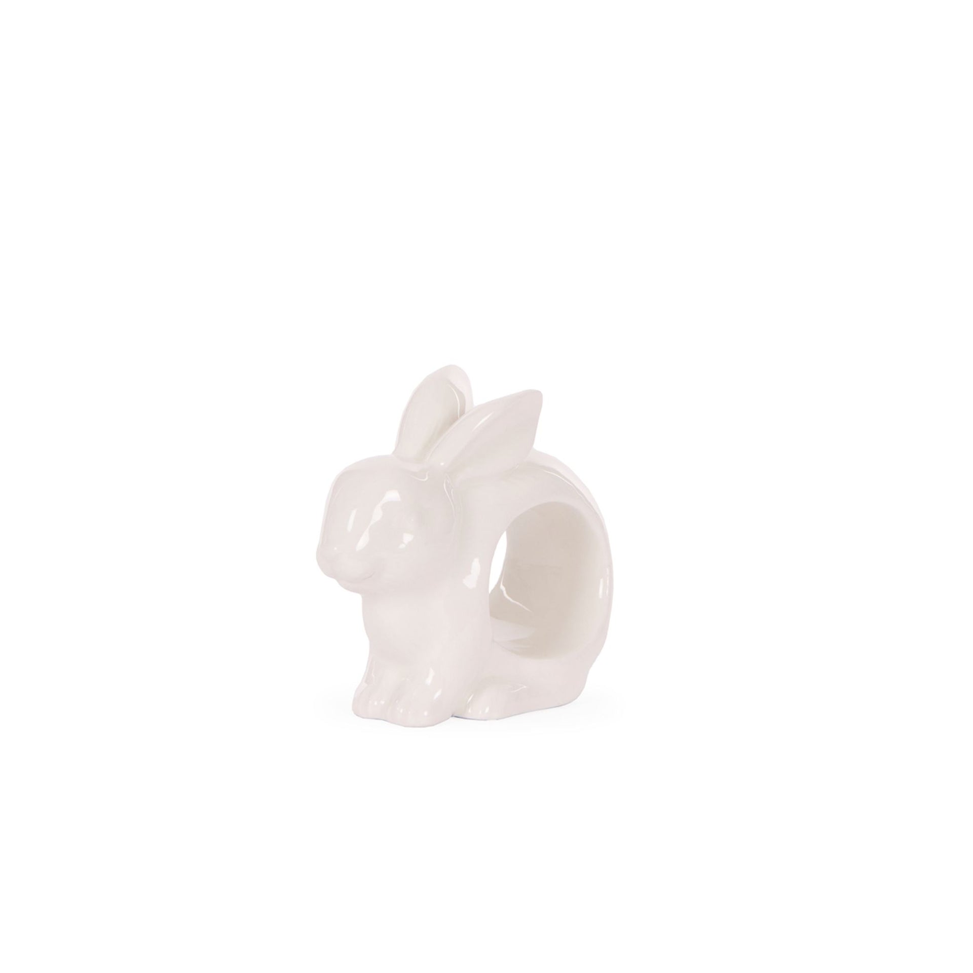 White Bunny Napkin Ring