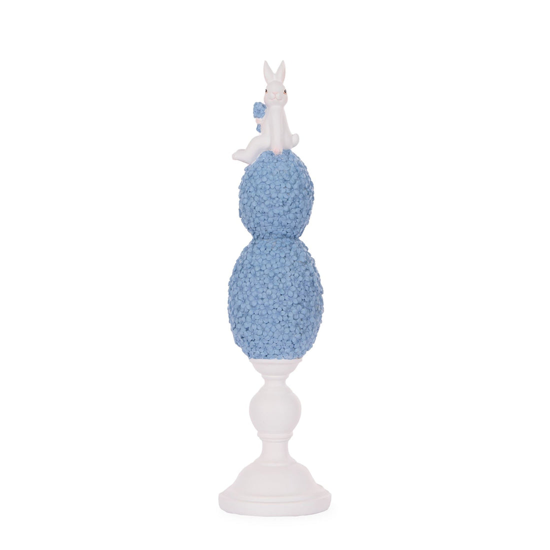Large Blue Lapin Egg Finial 38cm