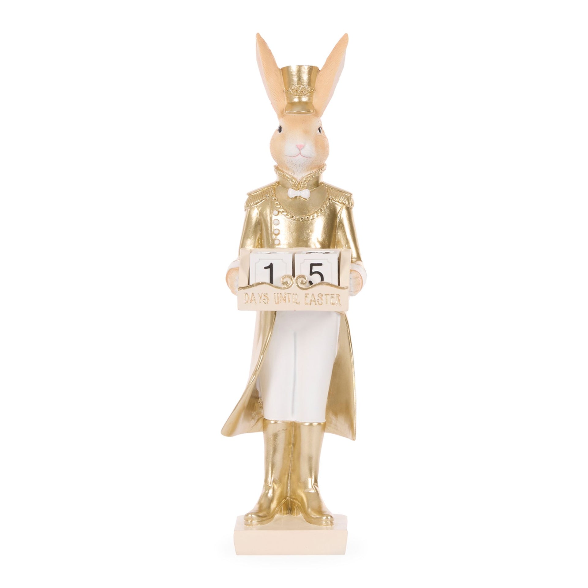 Regal Gilded Nutcracker Countdown 32cm