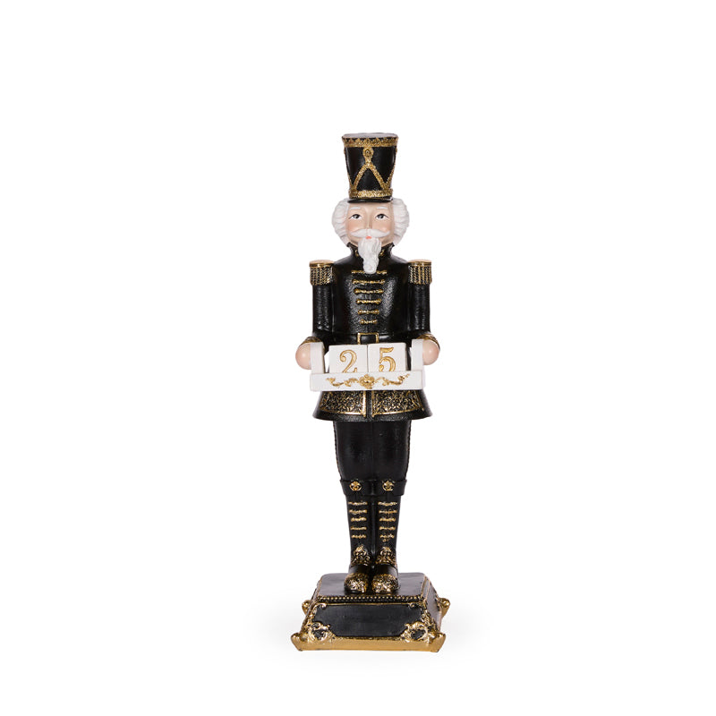 Black and Gold Nutcracker Countdown - 31cm