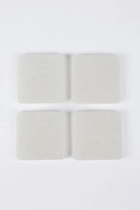 Square Coasters - White