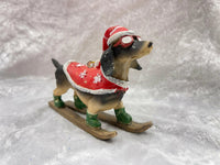 Dachshund Dog Hanging Tree Ornament.