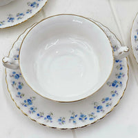 Royal Albert Vintage Memory Lane Soup Coupes (Set 4) - Exquisite Homewares 