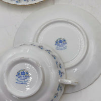 Royal Albert Vintage Memory Lane Soup Coupes (Set 4) - Exquisite Homewares 