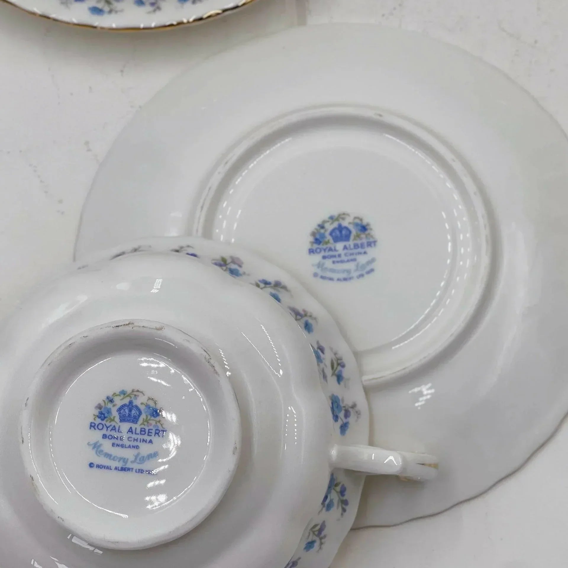 Royal Albert Vintage Memory Lane Soup Coupes (Set 4) - Exquisite Homewares 