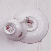 Royal Albert Vintage Flower of the Month April Demitasse Duo