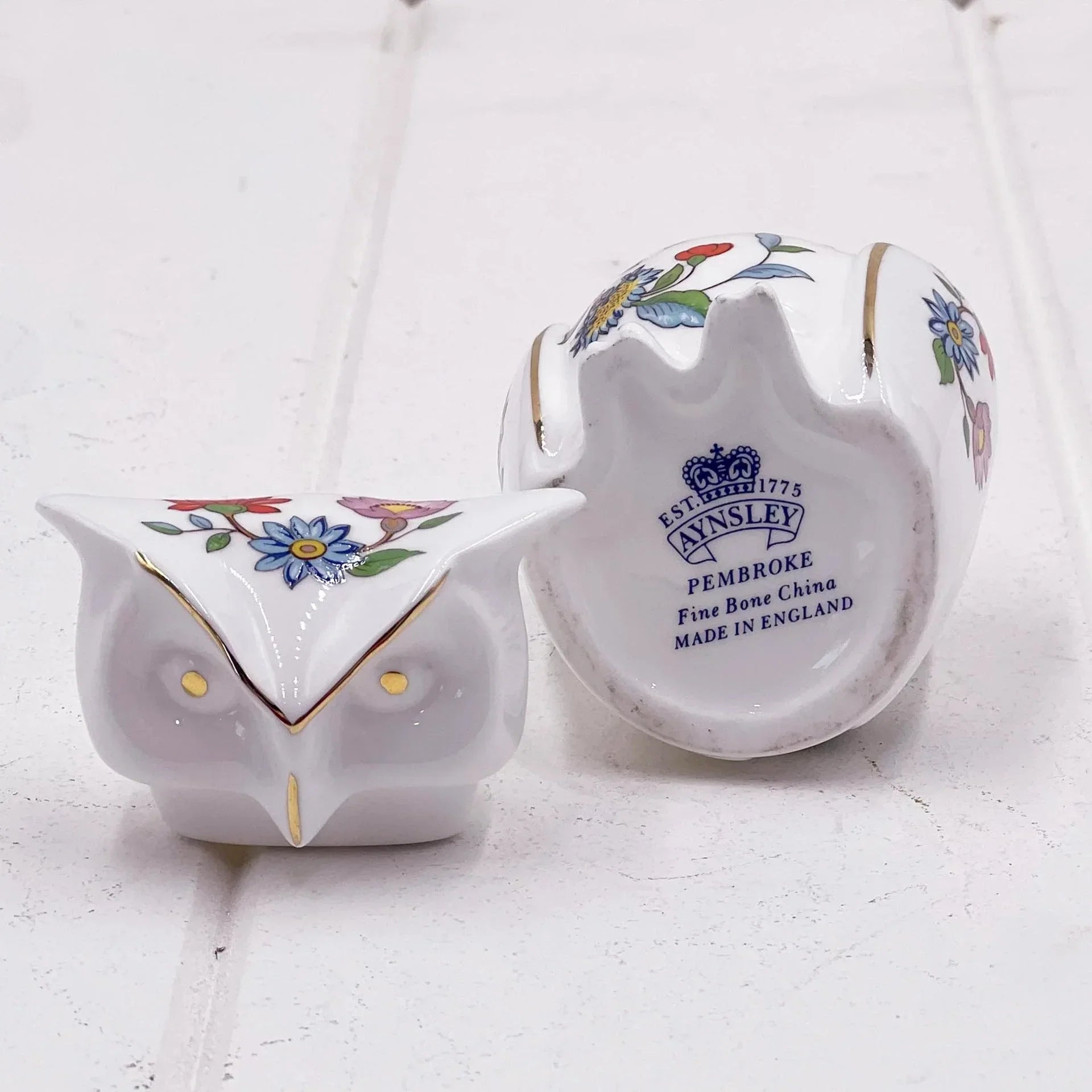 Aynsley Pembroke Owl Trinket Box