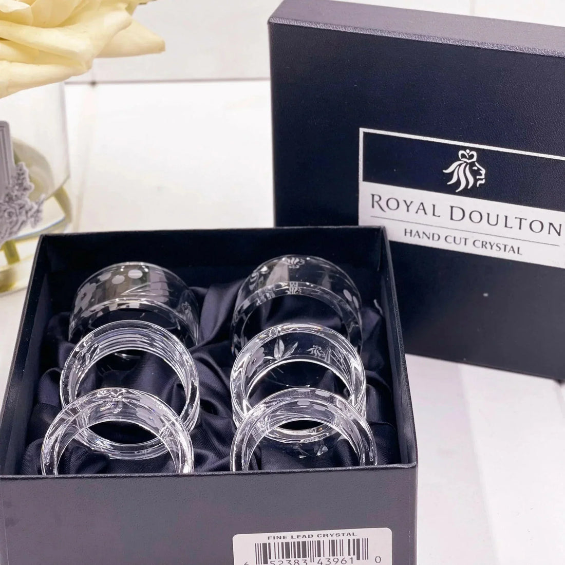 Royal Doulton Chelsea Napkin Rings (set 6) - Exquisite Homewares 