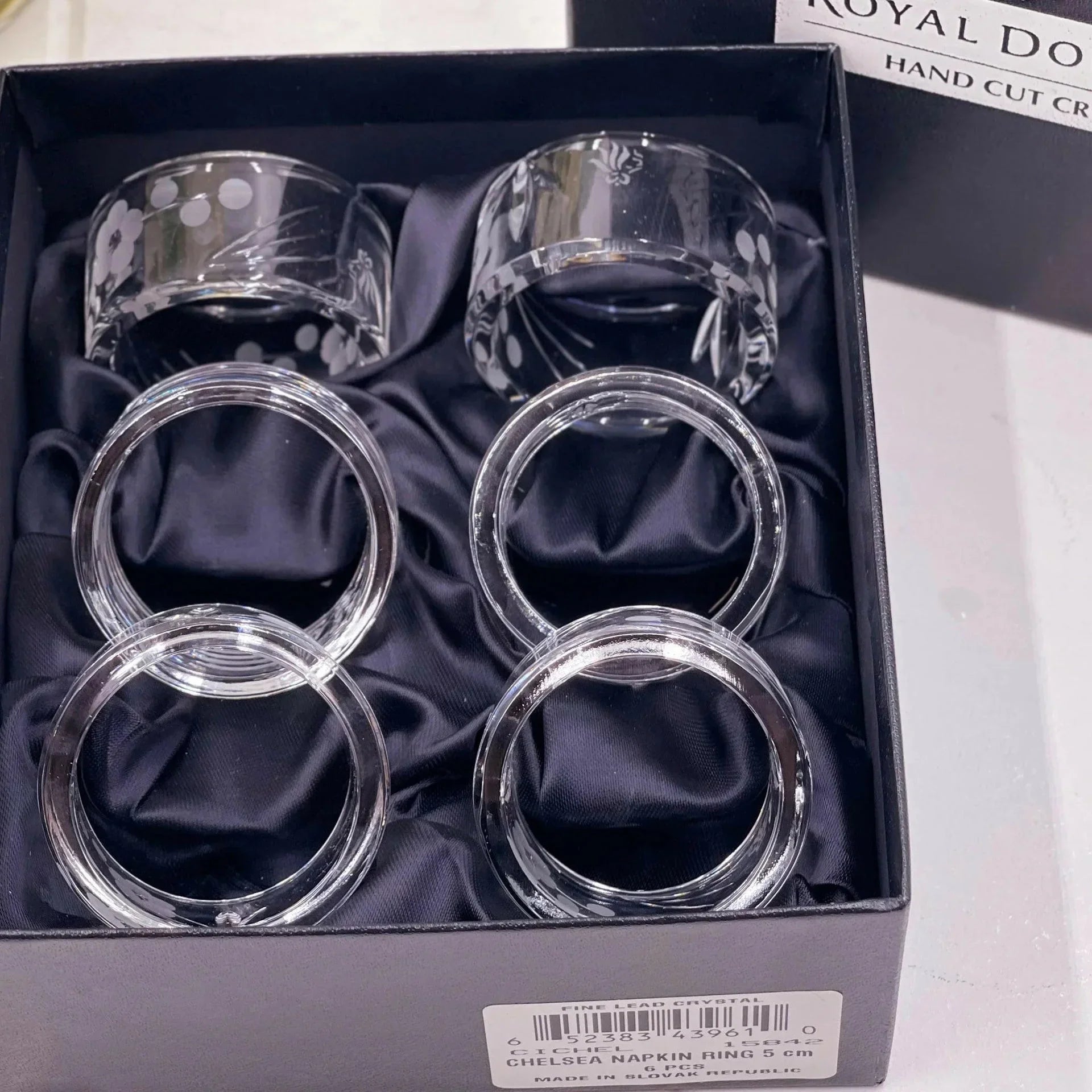 Royal Doulton Chelsea Napkin Rings (set 6) - Exquisite Homewares 