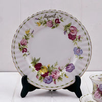 Royal Albert Flower of the Month April Entree Plate