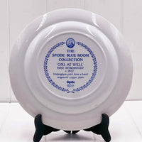 Spode Blue Room Collection Girl at Well Plate - Georgian Transferware 26cm