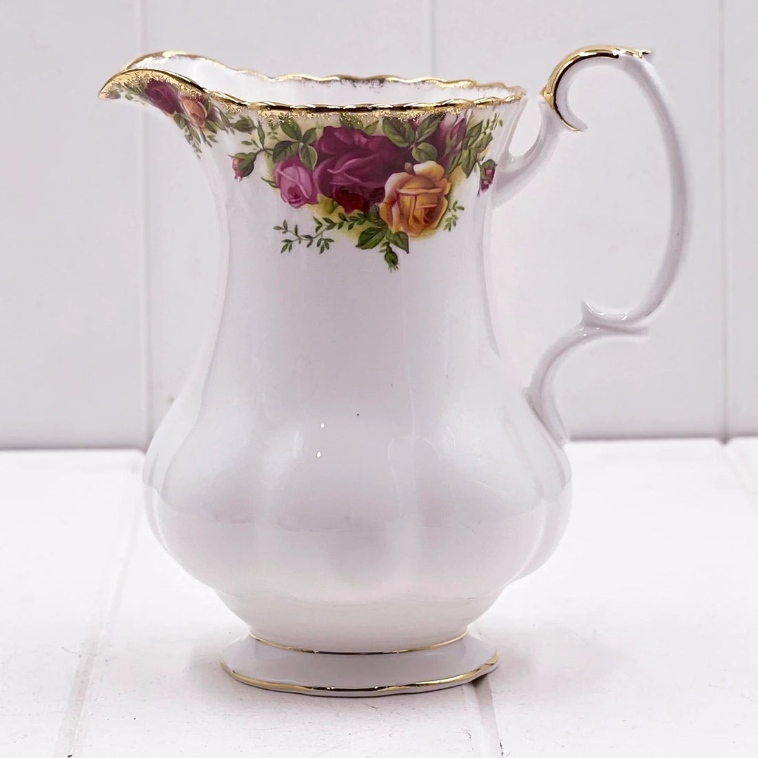 Royal Albert Old Country Roses Custard/Water Jug - Vintage England 17cm
