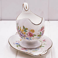 Paragon Queens Garden Gravy Boat and Saucer