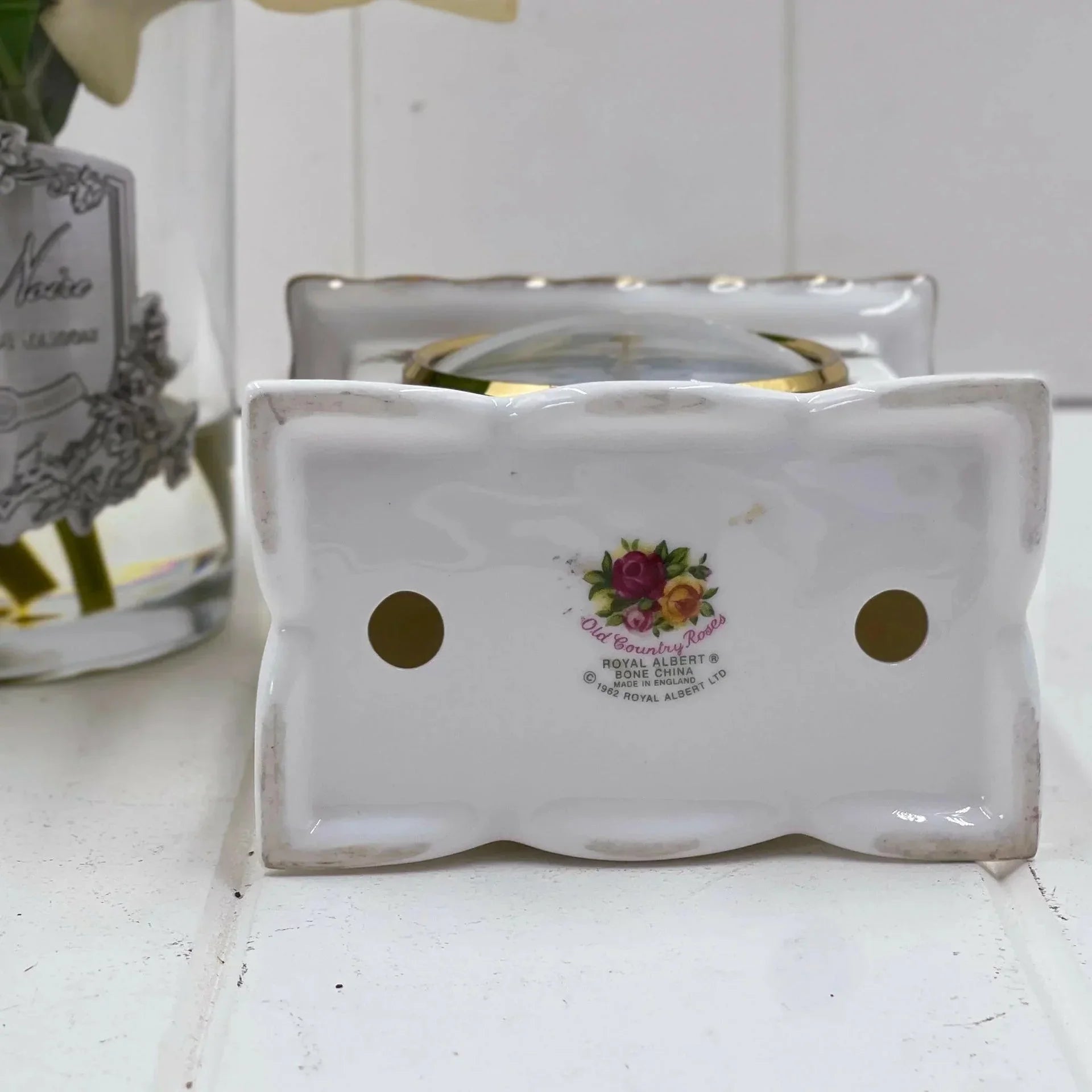 Royal Albert Old Country Roses Mantel Clock - Exquisite Homewares 