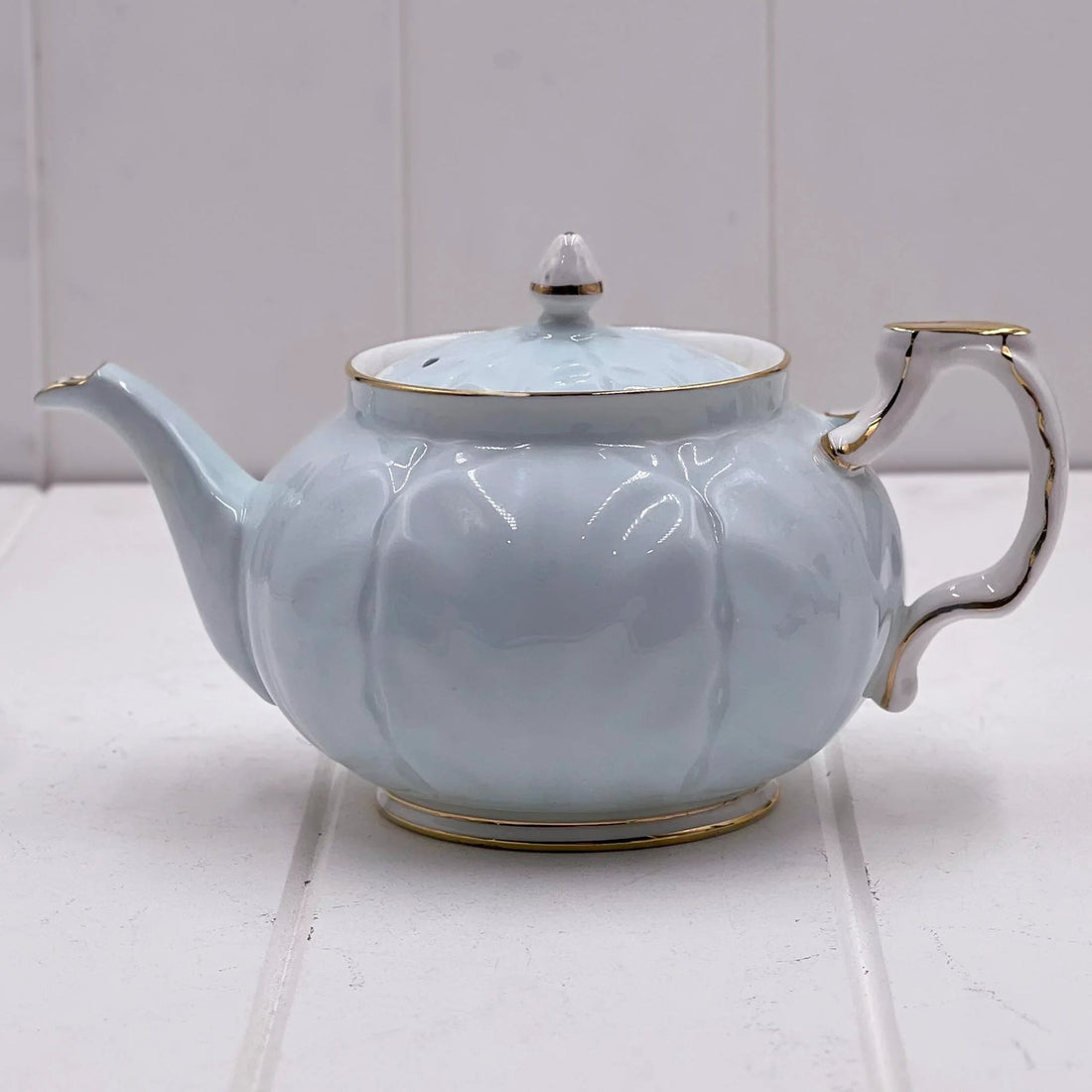 Aynsley Crocus Blue Small Teapot