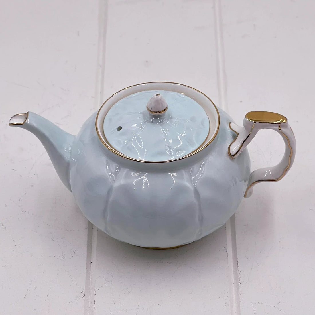 Aynsley Crocus Blue Small Teapot