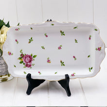 Load image into Gallery viewer, Royal Albert New Country Roses White Sandwich/Cake Tray
