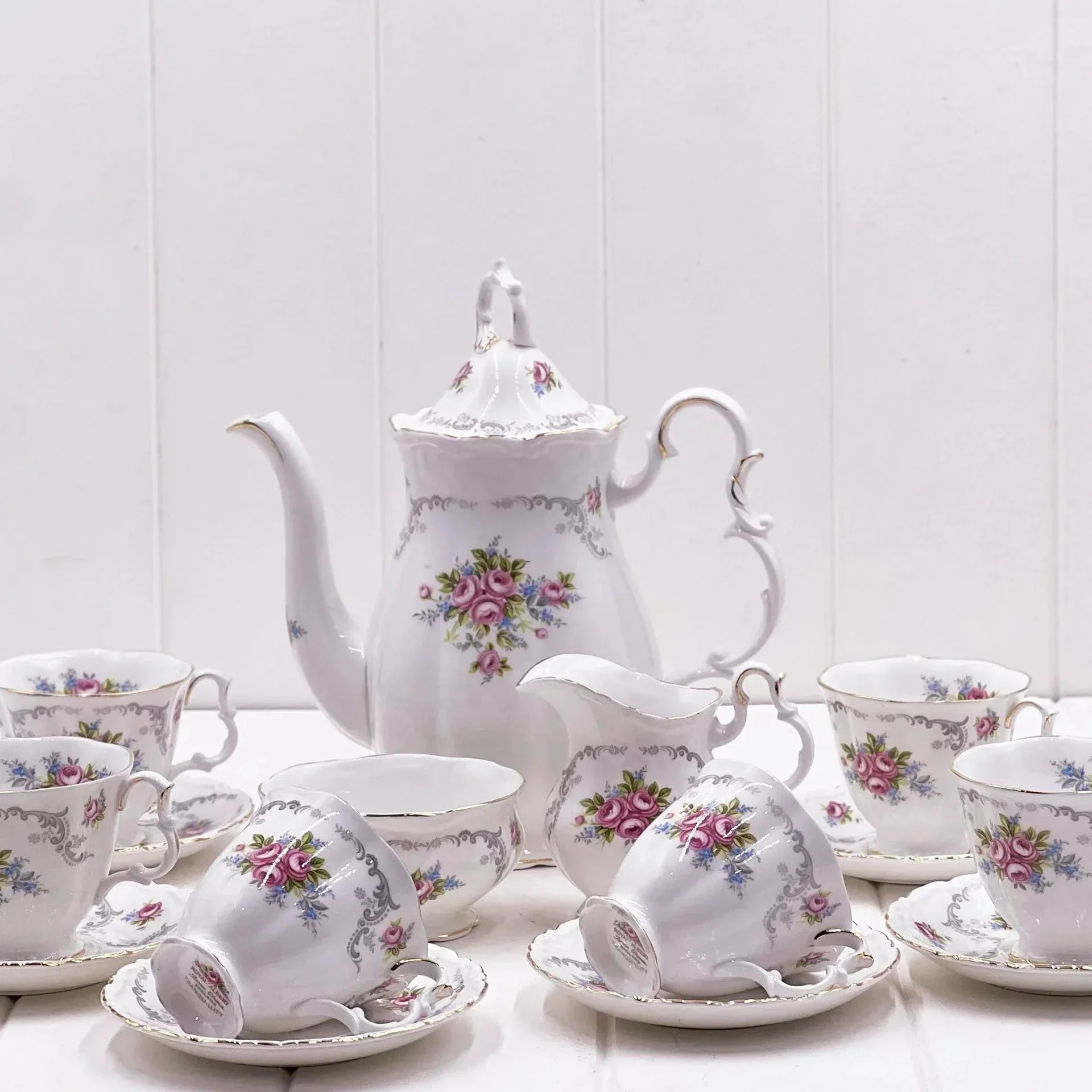 Royal Albert Vintage Tranquility Coffee Set