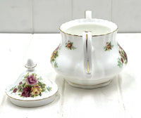 Cottage Rose Medium Teapot - Royal Rose 4-6 Cup Bone China