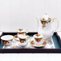 Cloverleaf Royal Albert Old Country Roses Serving Tray - Exquisite Homewares 
