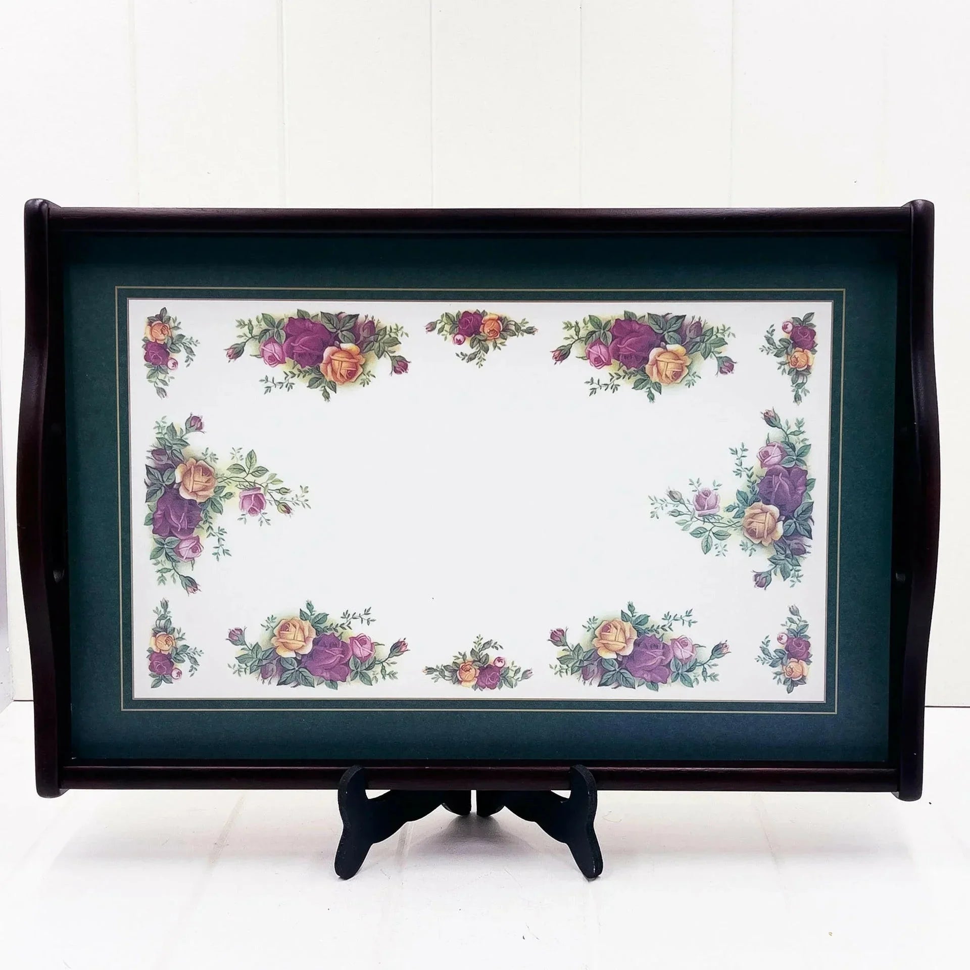 Cloverleaf Royal Albert Old Country Roses Serving Tray - Exquisite Homewares 