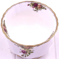 Royal Albert Old Country Roses Vintage Planter Pot - 10.5cm x 13cm England