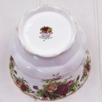 Royal Albert Old Country Roses Vintage Planter Pot - 10.5cm x 13cm England