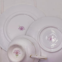 Royal Albert 1097 Blue Trio - Turquoise Border England Bone China